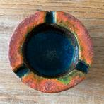 Vintage fat lava oranje aardewerk asbak - Ø12,5 cm; H6 cm, Antiek en Kunst, Ophalen of Verzenden