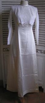 2-delige vintage trouwjurk maat 38 nr ZZ 29, Kleding | Dames, Trouwkleding en Trouwaccessoires, Verzenden, Zo goed als nieuw, Wit