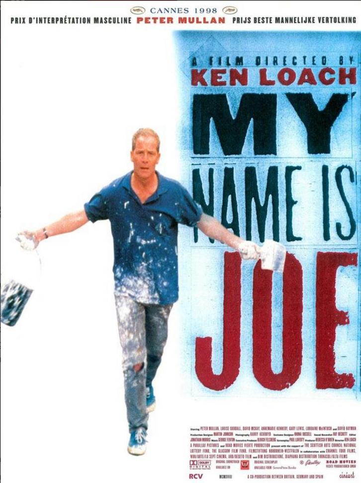 12) My Name is Joe regie door Ken Loach, Peter Mullan., Cd's en Dvd's, Dvd's | Filmhuis, Zo goed als nieuw, Overige gebieden, Vanaf 12 jaar