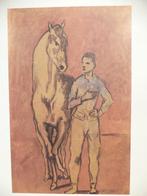 Pablo Picasso Jongeman &paard Grange Batelière Paris 50x39cm, Antiek en Kunst, Ophalen of Verzenden