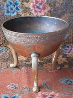 Mooie zware antieke Oosterse offerschaal van brons 20,4 cm., Antiek en Kunst, Ophalen of Verzenden