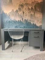 Woood bureau Dennis Donkergrijs grenen - Zeer goede staat!, Huis en Inrichting, Ophalen, Zo goed als nieuw, Bureau