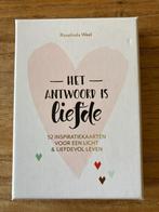 Het antwoord is liefde - 52 inspiratiekaarten - zgan, Boeken, Esoterie en Spiritualiteit, Meditatie of Yoga, Rosalinda Weel, Overige typen