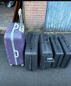 5 stevige koffers, Ophalen, Gebruikt, Hard kunststof