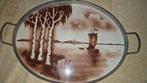 Mooi oval dienblad, Ophalen of Verzenden, Zo goed als nieuw, Rechthoekig, Hout