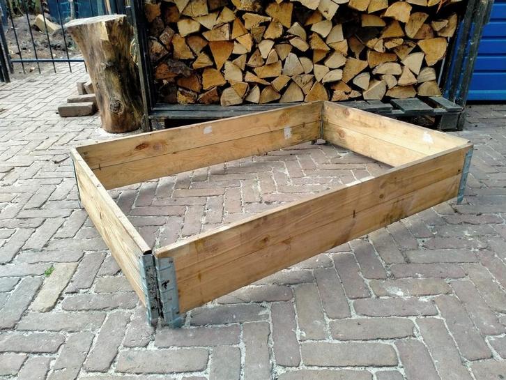 Palletrand voor tuin of moestuin, Tuin en Terras, Palen, Balken en Planken, Gebruikt, Planken, Minder dan 180 cm, Ophalen