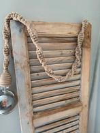 Macramé lamp / snoer handgemaakte lamp (excl. lamp), Huis en Inrichting, Ophalen of Verzenden, Zo goed als nieuw, Minder dan 50 cm