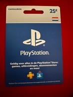 PlayStation gift card 25€, Tickets en Kaartjes, Kortingen en Cadeaubonnen, Eén persoon, Cadeaubon