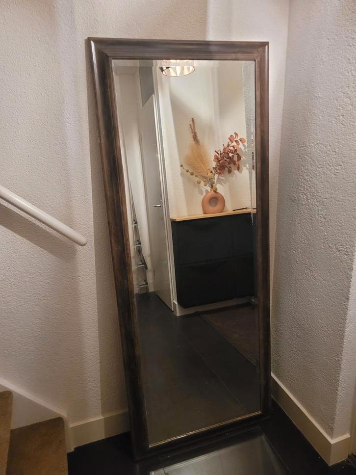 Grote Rechthoekige dressoir Spiegel 168x68cm, Huis en Inrichting, Woonaccessoires | Spiegels, Zo goed als nieuw, 50 tot 75 cm