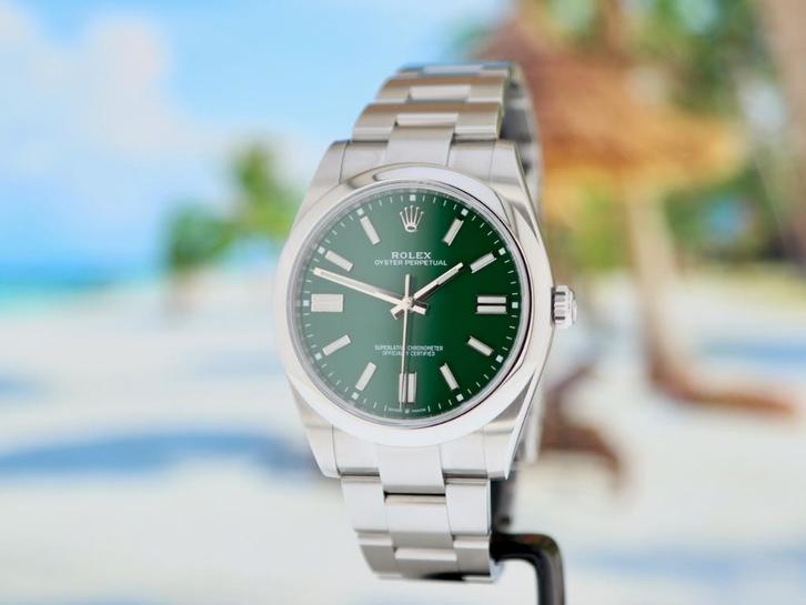 Rolex Oyster Perpetual 41mm 124300 ONGEDRAGEN B&P 06-2023, Sieraden, Tassen en Uiterlijk, Horloges | Heren, Nieuw, Polshorloge