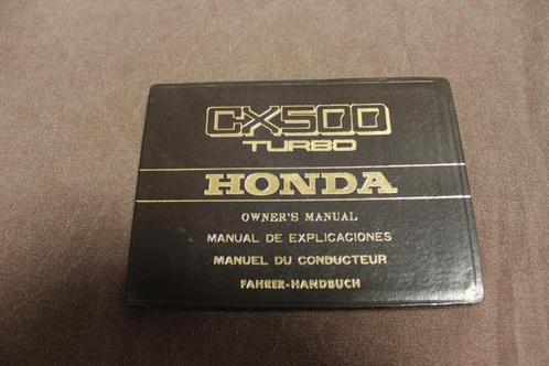Honda CX500 Turbo motorcycle owner's manual handbuch CX 500, Motoren, Handleidingen en Instructieboekjes, Honda, Ophalen of Verzenden