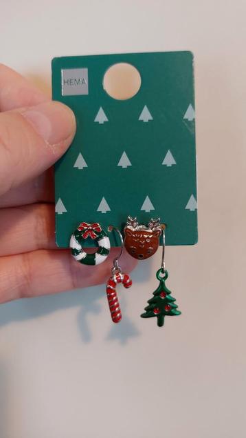 Hema Kerst oorbellen Christmas Noel
 beschikbaar voor biedingen