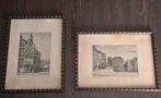 2x Ets Den Haag Jan Zwerver Mauritshuis & Stadhuis, Antiek en Kunst, Ophalen of Verzenden