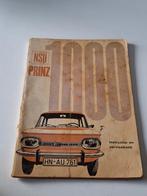 NSU Prinz 1000 instructieboekje, Ophalen of Verzenden