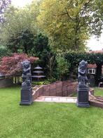 Set (2) Balinese Poortwachters, Tuin en Terras, Tuinbeelden, Ophalen, Nieuw, Beton, Overige typen