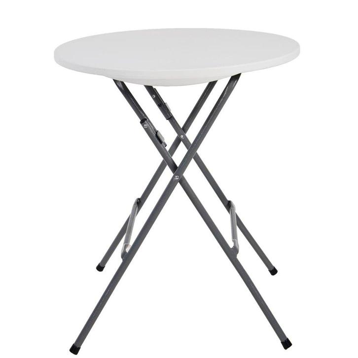 Balkontafel klaptafel rond 60 cm met kunststof tafelblad, Huis en Inrichting, Tafels | Sidetables, Nieuw, 25 tot 50 cm, 50 tot 100 cm