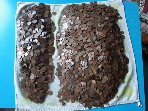 bronzen centen en stuivers, 21,4 kilogram, Postzegels en Munten, Munten en Bankbiljetten | Verzamelingen, Munten, Nederland, Ophalen