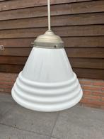 Gispen hanglamp eikel 2 groot en 2 middel, Ophalen of Verzenden, Gebruikt, Glas