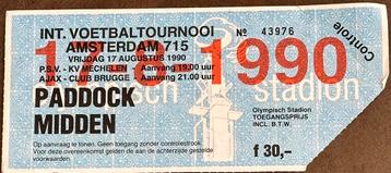 Ticket 90-91 KV Mechelen - PSV beschikbaar voor biedingen