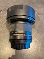 Samyang 8mm F3.5 Fisheye Lens, incl Lensdop, Ophalen of Verzenden, Zo goed als nieuw, Groothoek Fisheye-lens