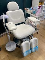 Pedicure wit verstelbaar, Huis en Inrichting, Stoelen, Ophalen