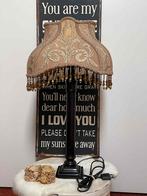 Prachtige klassieke tafellamp met lampenkap, Huis en Inrichting, Lampen | Tafellampen, Ophalen of Verzenden, Zo goed als nieuw