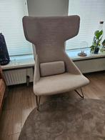 Design fauteuil licht grijs, Huis en Inrichting, Fauteuils, Ophalen, Gebruikt, Minder dan 75 cm, 75 tot 100 cm
