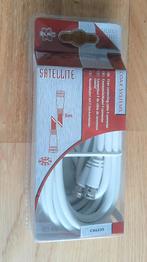 ELRO Coax kabel - 5 meter - F-Connector - Silver Line nieuw, Ophalen of Verzenden, Nieuw, 5 tot 10 meter, Coaxiale kabel