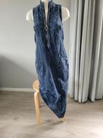 Desigual denim stretch jurk maat 40 kuitlang, Maat 38/40 (M), Blauw, Nieuw, Ophalen of Verzenden