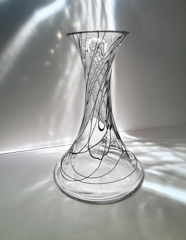 Nagel Glass Duits- Paul Nagel- Art Nouveau stijl vaas, Antiek en Kunst, Antiek | Glas en Kristal, Ophalen of Verzenden