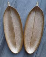 Serveerschaal 2X Bladvorm, Schaal, Ophalen of Verzenden, Zo goed als nieuw, Overige vormen