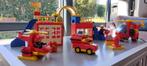 LEGO 2693 Duplo Brandweerkazerne + 2677 helikopter, Kinderen en Baby's, Speelgoed | Duplo en Lego, Ophalen of Verzenden, Zo goed als nieuw