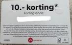 -€10,- Korting Wehkamp geldig op hele assortiment, Tickets en Kaartjes, Kortingen en Cadeaubonnen, Drie personen of meer, Kortingsbon