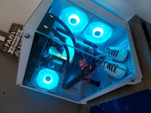 Game pc setup, Computers en Software, Desktop Pc's, Zo goed als nieuw, HDD, SSD, Ophalen