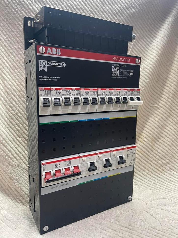 Nieuwe 12 groeps groepenkast/meterkast ABB 3 fase kookgroep, Doe-het-zelf en Verbouw, Elektra en Kabels, Nieuw, Overige typen