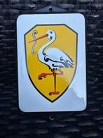 Emaille Taxi Den Haag deurpostje / bordje. NOS, Verzamelen, Ophalen of Verzenden, Gebruikt, Reclamebord