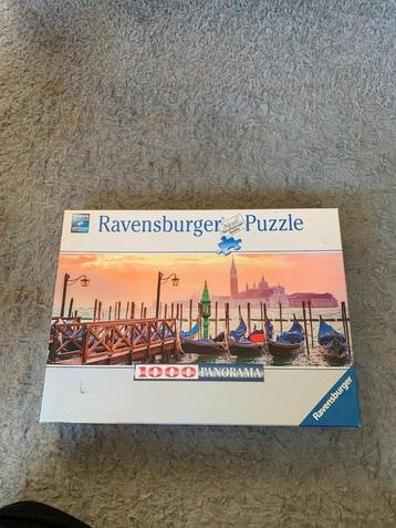 Ravensburger panorama puzzel (1000) Gondels in Venetië beschikbaar voor biedingen
