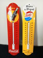 2 emaille thermometers, Verzamelen, Merken en Reclamevoorwerpen, Ophalen of Verzenden, Zo goed als nieuw, Reclamebord