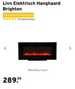 Sfeerhaard 98x45 Livin flame BRIGHTON, Huis en Inrichting, Haarden, Ophalen, Zo goed als nieuw, Inbouwhaard, Elektrische haard