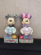 Disney traditions beeldjes Minnie en mickey mouse, Verzamelen, Disney, Ophalen of Verzenden, Mickey Mouse, Nieuw, Beeldje of Figuurtje