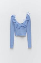 Baby blue blue ruffle sweater (Zara), Kleding | Dames, Blauw, Zara, Nieuw, Ophalen of Verzenden