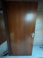 Mahonie houten binnendeuren, Doe-het-zelf en Verbouw, Deuren en Horren, Ophalen, Binnendeur, 200 tot 215 cm, Glas