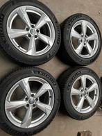 Audi a6 rotor winterset 225/55-18 michelin alpin alle 7,5mm, Auto-onderdelen, Ophalen, 18 inch, Gebruikt, Banden en Velgen