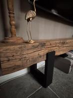 Tv meubel biels oud hout, Huis en Inrichting, Ophalen, Zo goed als nieuw, 25 tot 50 cm, Minder dan 100 cm