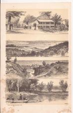 Oud Berg en Dal, Duivelsberg en Beek 2x. Schipperus ca. 1882, Antiek en Kunst, Ophalen of Verzenden