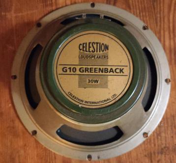 Celestion G10 Greenback 16 ohm 30 watt Made in Uk beschikbaar voor biedingen
