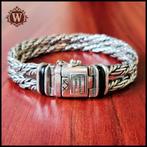 KETUT DOUBLE ONYX maat D+     Buddha to Buddha armband, Ophalen of Verzenden, Zo goed als nieuw, Zilver, Zilver