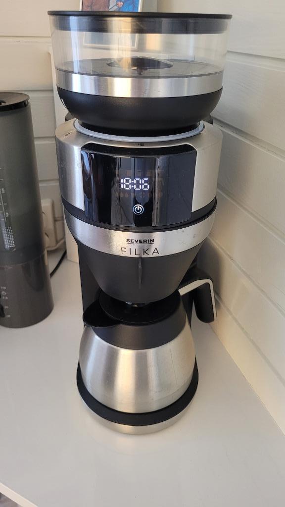 Severin Filka koffiezetapparaat, Witgoed en Apparatuur, Koffiezetapparaten, Zo goed als nieuw, Koffiemachine, 10 kopjes of meer