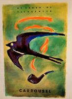 Carrousel Affiche - De Vader de Vliegenier, Verzamelen, Rechthoekig Staand, Deurposter of groter, Ophalen of Verzenden, Zo goed als nieuw