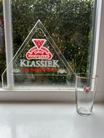 Drie Hoefijzers Bierglas met Goudkleurige rand, Verzamelen, Ophalen, Zo goed als nieuw, Glas of Glazen, Overige merken